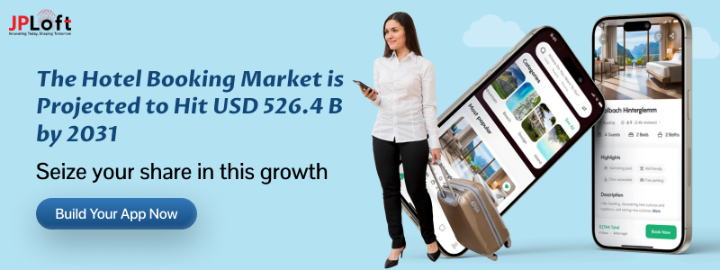 Create an Hotel Booking App CTA